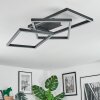 Brilo Plafoniera LED Nero, 1-Luce