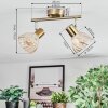 Saire Plafoniera, Faretto da soffitto Cromo, Ottone, 2-Luci