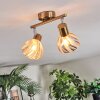 Saire Plafoniera, Faretto da soffitto Cromo, Ottone, 2-Luci