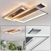 Olian Plafoniera LED Nero, Argento, 1-Luce