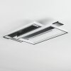 Olian Plafoniera LED Nero, Argento, 1-Luce