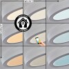 Omaro Plafoniera, Panel LED Bianco, 1-Luce, Cambia colore