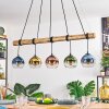 Koyoto Lampadario a sospensione, Lampada a sfera, Lampada a sospensione Écru, Nero, 5-Luci