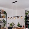 Ripoll Lampadario a sospensione, Lampada a sfera, Lampada a sospensione Ambrato, Chiaro, Grigio fumo, 5-Luci