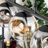 Ripoll Lampadario a sospensione, Lampada a sfera, Lampada a sospensione Ambrato, Chiaro, Grigio fumo, 5-Luci