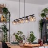 Ripoll Lampadario a sospensione, Lampada a sfera, Lampada a sospensione Ambrato, Chiaro, Grigio fumo, 5-Luci