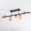 Chehalis Plafoniera, Lampada a sfera Ambrato, 5-Luci