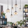 Koyoto Lampadario a sospensione, Lampada a sfera, Lampada a sospensione Ambrato, Chiaro, 6-Luci