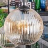 Koyoto Lampadario a sospensione, Lampada a sfera, Lampada a sospensione Ambrato, Chiaro, 6-Luci