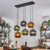 Koyoto Lampadario a sospensione, Lampada a sfera, Lampada a sospensione Blu, Oro, Verde, 6-Luci