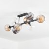 Ripoll Plafoniera, Lampada a sfera Ambrato, Chiaro, Grigio fumo, 8-Luci
