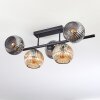 Ripoll Plafoniera, Lampada a sfera Ambrato, Grigio fumo, 5-Luci