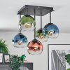 Koyoto Plafoniera, Lampada a sfera Blu, Verde, Chiaro, Ramato, 5-Luci