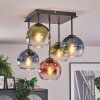 Koyoto Plafoniera, Lampada a sfera Blu, Verde, Chiaro, Ramato, 5-Luci