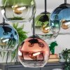 Koyoto Plafoniera, Lampada a sfera Blu, Verde, Chiaro, Ramato, 5-Luci