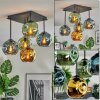 Ripoll Plafoniera, Lampada a sfera Blu, Oro, Verde, 5-Luci