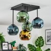 Ripoll Plafoniera, Lampada a sfera Blu, Oro, Verde, 5-Luci