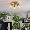 Saire Plafoniera, Faretto da soffitto Cromo, Ottone, 3-Luci
