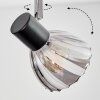 Saire Plafoniera, Faretto da soffitto Cromo, Nero, 3-Luci