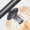 Koyoto Plafoniera, Lampada a sfera Ambrato, Chiaro, 8-Luci