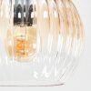 Koyoto Plafoniera, Lampada a sfera Ambrato, Chiaro, 8-Luci