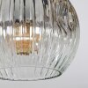 Ripoll Plafoniera, Lampada a sfera Ambrato, Chiaro, Grigio fumo, 5-Luci