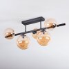 Chehalis Plafoniera, Lampada a sfera Ambrato, 5-Luci