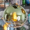Koyoto Lampadario a sospensione, Lampada a sfera, Lampada a sospensione Blu, Verde, Chiaro, Ramato, 6-Luci