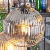 Koyoto Lampadario a sospensione, Lampada a sfera, Lampada a sospensione Ambrato, Chiaro, Grigio fumo, 6-Luci
