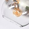 Koyoto Plafoniera, Lampada a sfera Oro, Nero, 10-Luci
