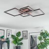 Brina Plafoniera LED Marrone, 1-Luce