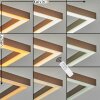 Brina Plafoniera LED Marrone, 1-Luce, Telecomando