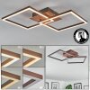 Brina Plafoniera LED Marrone, 1-Luce