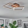 Brina Plafoniera LED Marrone, 1-Luce