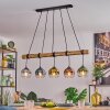 Koyoto Lampadario a sospensione, Lampada a sfera, Lampada a sospensione Écru, Nero, 5-Luci