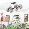 Koyoto Plafoniera, Lampada a sfera Chiaro, Grigio fumo, 8-Luci