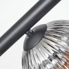 Koyoto Plafoniera, Lampada a sfera Chiaro, Grigio fumo, 8-Luci