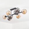 Ripoll Plafoniera, Lampada a sfera Ambrato, Grigio fumo, 8-Luci