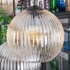 Koyoto Lampadario a sospensione, Lampada a sfera, Lampada a sospensione Ambrato, Chiaro, Grigio fumo, 6-Luci