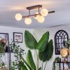 Chehalis Plafoniera, Lampada a sfera Bianco, 5-Luci