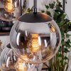 Gastor Lampadario a sospensione, Lampada a sfera, Lampada a sospensione Ambrato, Chiaro, Grigio fumo, 6-Luci