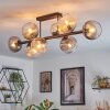 Koyoto Plafoniera, Lampada a sfera Ambrato, Chiaro, Grigio fumo, 8-Luci