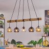 Koyoto Lampadario a sospensione, Lampada a sfera, Lampada a sospensione Écru, Nero, 5-Luci