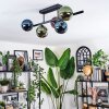 Chehalis Plafoniera, Lampada a sfera Blu, Verde, Ramato, 5-Luci