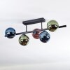 Chehalis Plafoniera, Lampada a sfera Blu, Verde, Ramato, 5-Luci