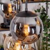 Gastor Lampadario a sospensione, Lampada a sfera, Lampada a sospensione Ambrato, Grigio fumo, 6-Luci