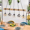 Ripoll Lampadario a sospensione, Lampada a sfera, Lampada a sospensione Écru, Nero, 5-Luci