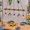 Ripoll Lampadario a sospensione, Lampada a sfera, Lampada a sospensione Écru, Nero, 5-Luci