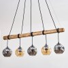 Ripoll Lampadario a sospensione, Lampada a sfera, Lampada a sospensione Écru, Nero, 5-Luci
