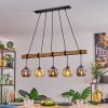 Ripoll Lampadario a sospensione, Lampada a sfera, Lampada a sospensione Écru, Nero, 5-Luci